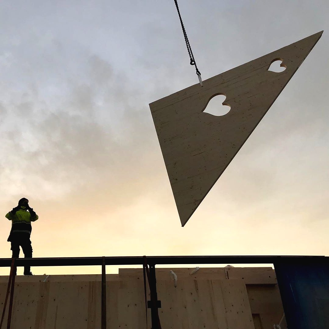 Необычный детский домик из дерева - фото 2