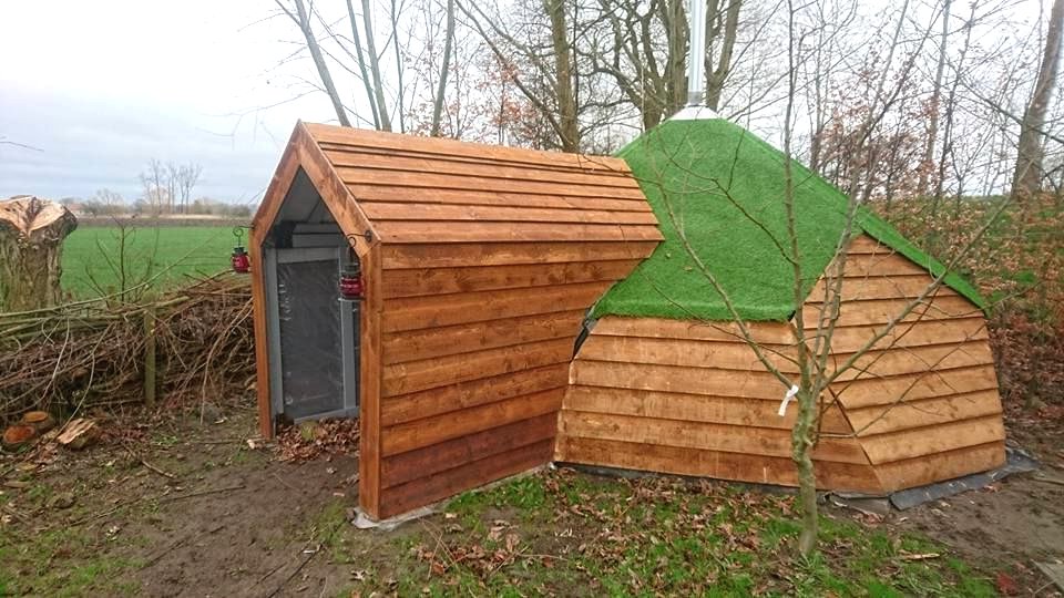 Сауна в форме геодезического купола - фото 49