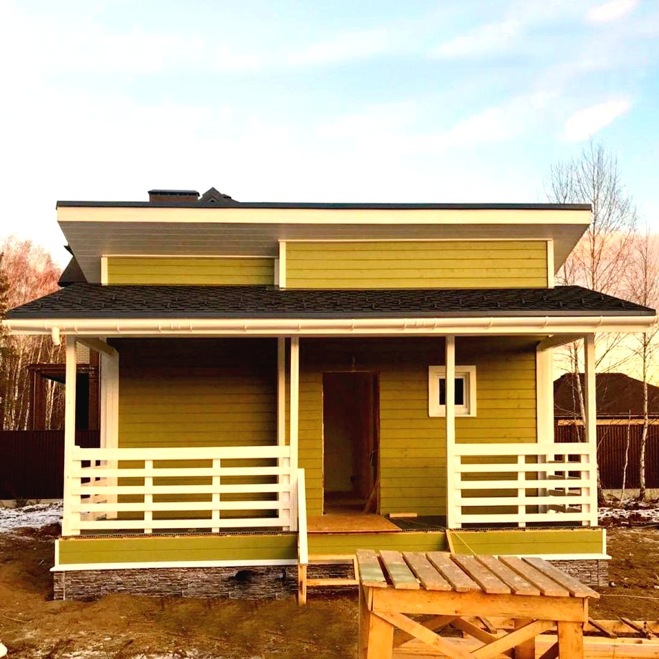 Небольшой каркасный дом для дачи - фото 2