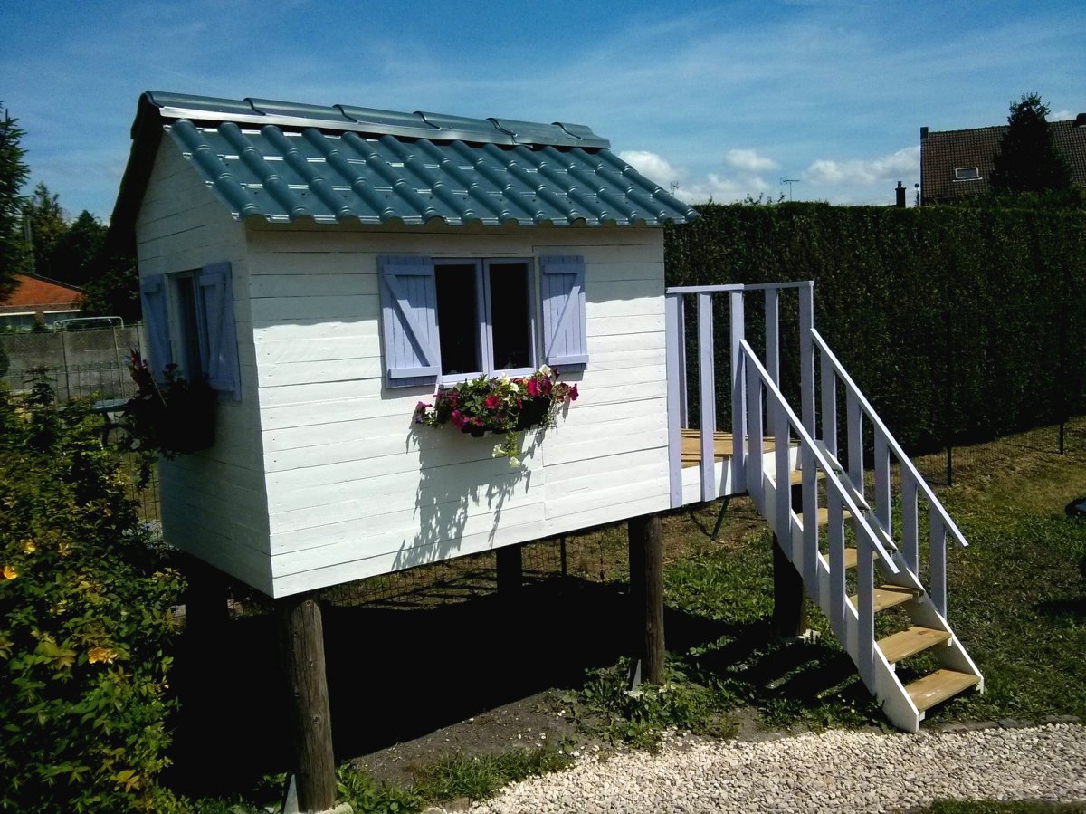 Детский домик для дачи - фото 28