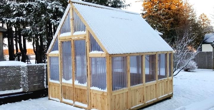 Теплица из кедрового дерева 4*4 метра - фото 11