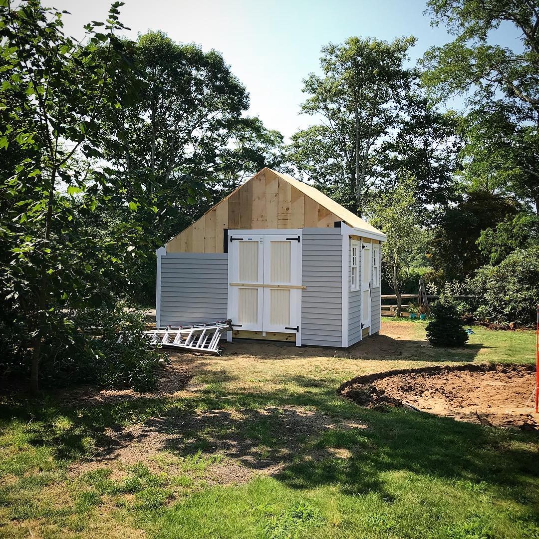 Садовый дом из поддонов - фото 4