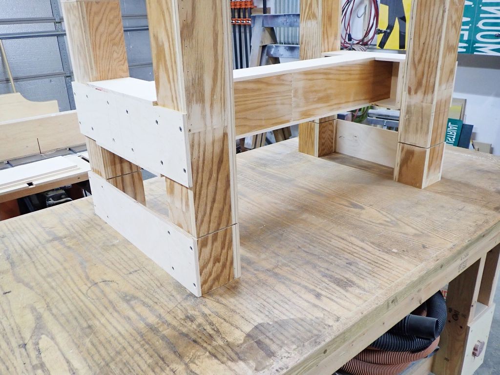 Регулируемый стол по высоте из автомобильного домкрата - фото 26