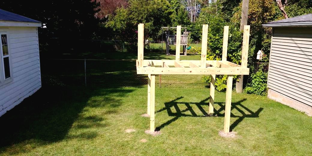 Делаем детскую площадку с горкой на даче - фото 8