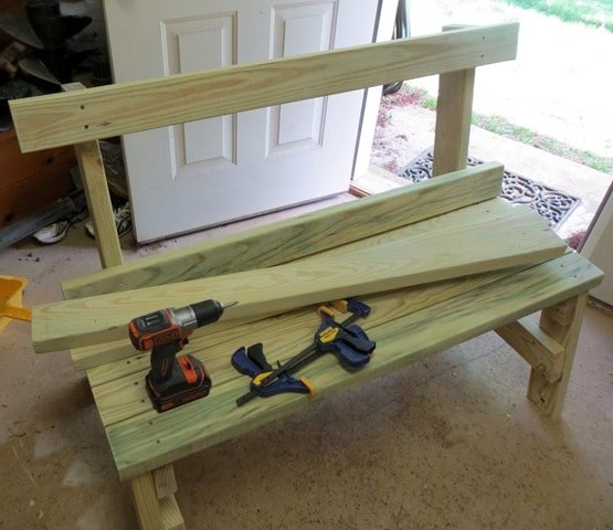 Уличная скамья - фото 7