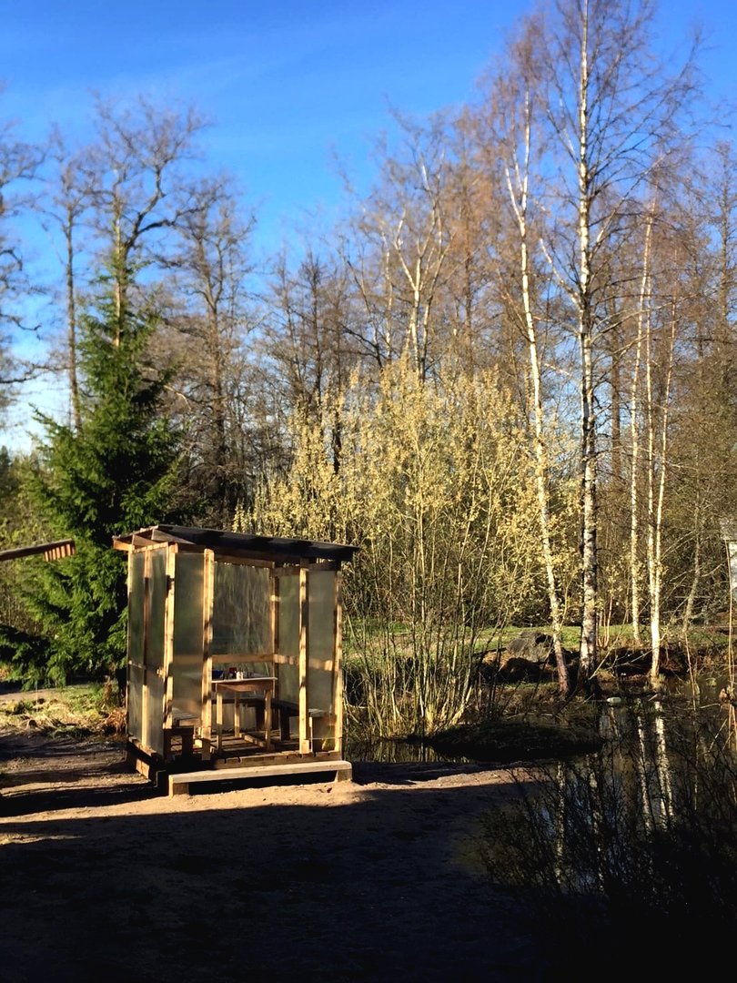 Простая беседка из поликарбоната - фото 2