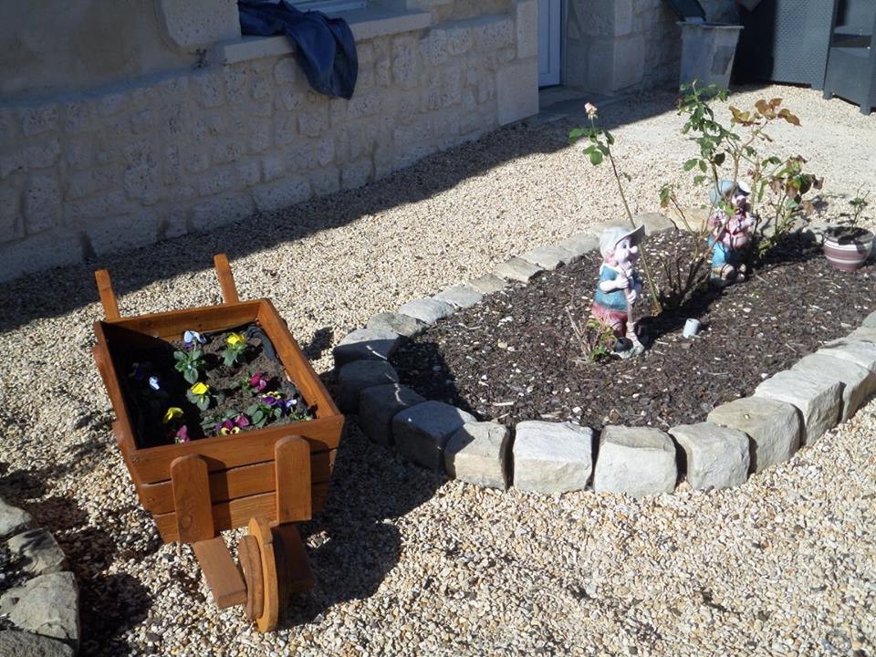 Тележка - клумба - фото 2