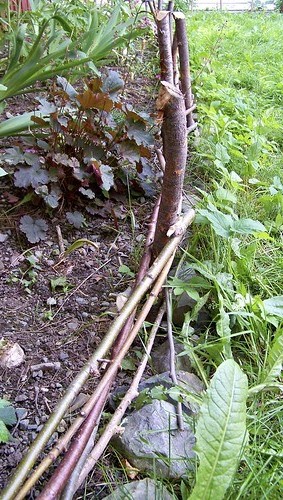 Плетеный забор из веток - фото 2