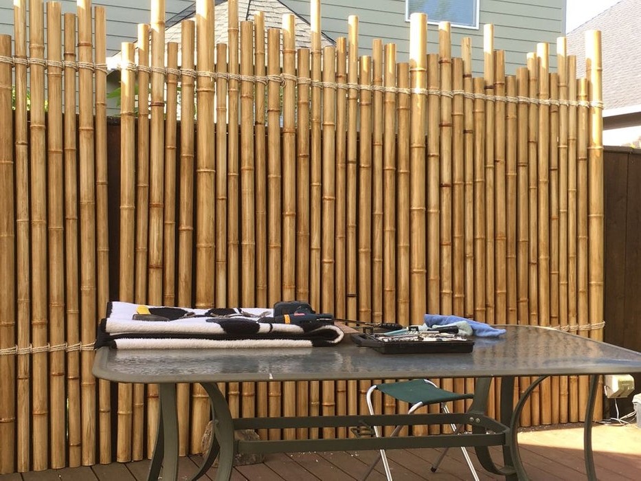 Забор из ПВХ труб - фото 18