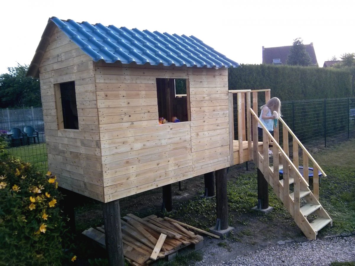Детский домик для дачи - фото 21