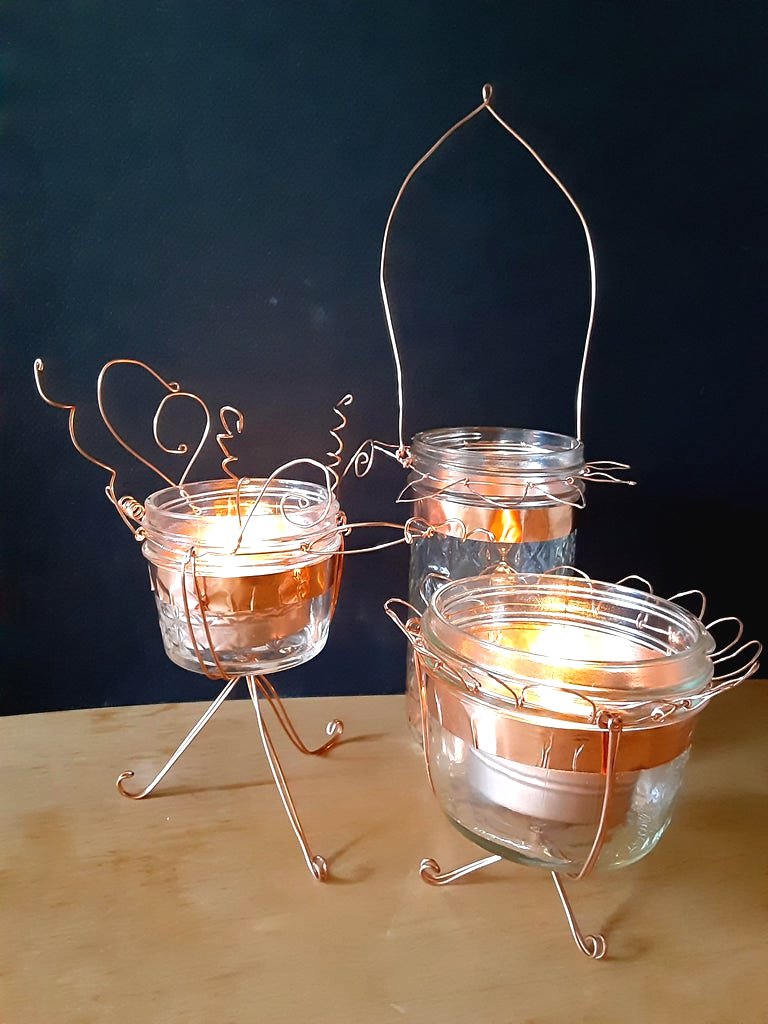 Что же можно сделать из стеклянных банок? - фото 9