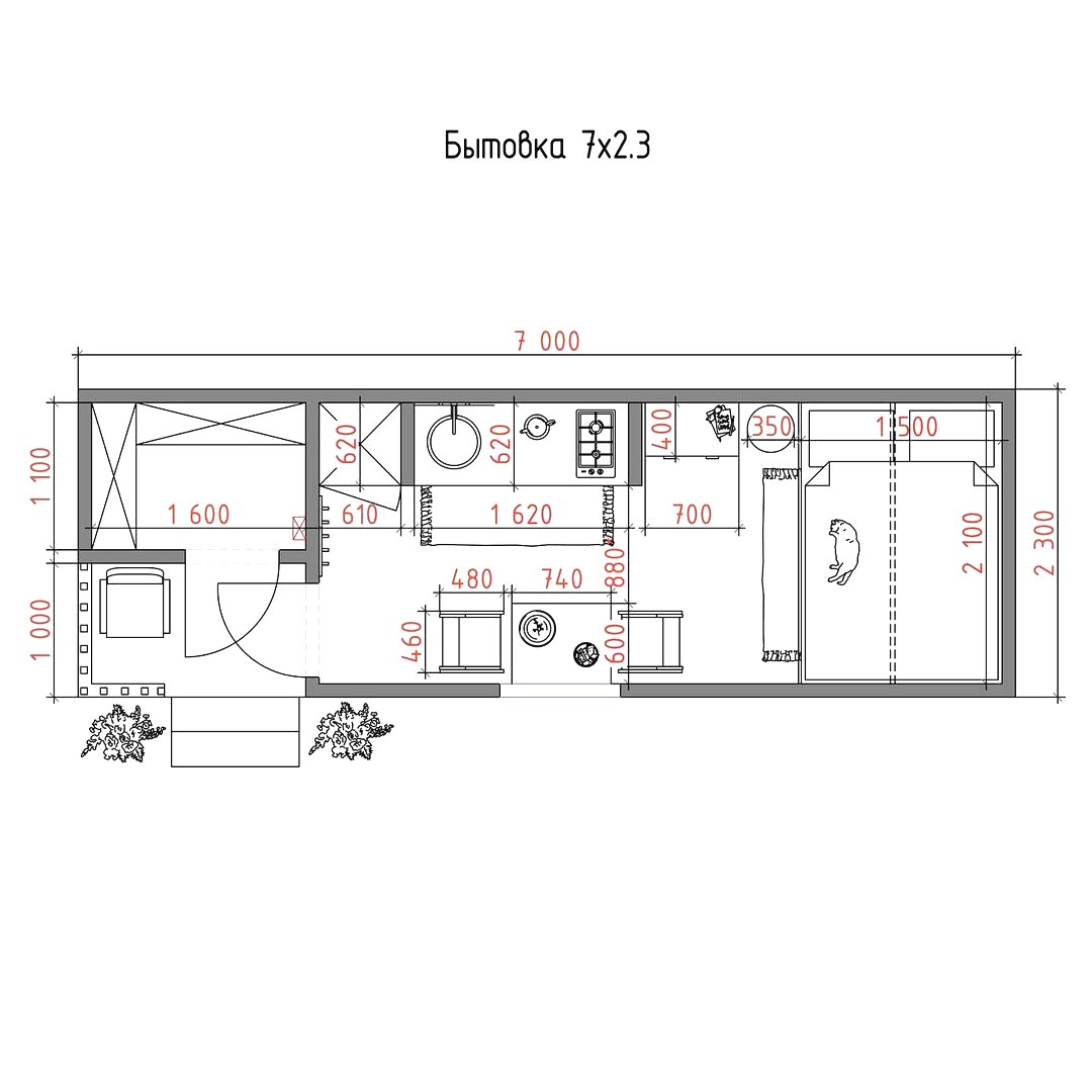 Дом из бытовки для дачи - фото 11