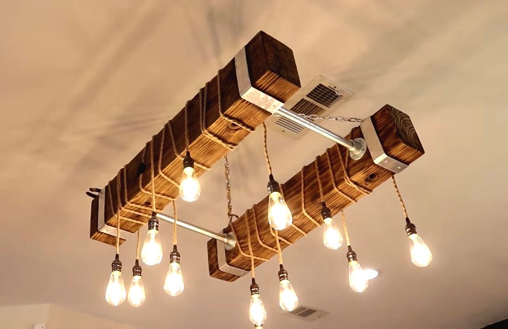 Необычная подвесная лампа - фото 2