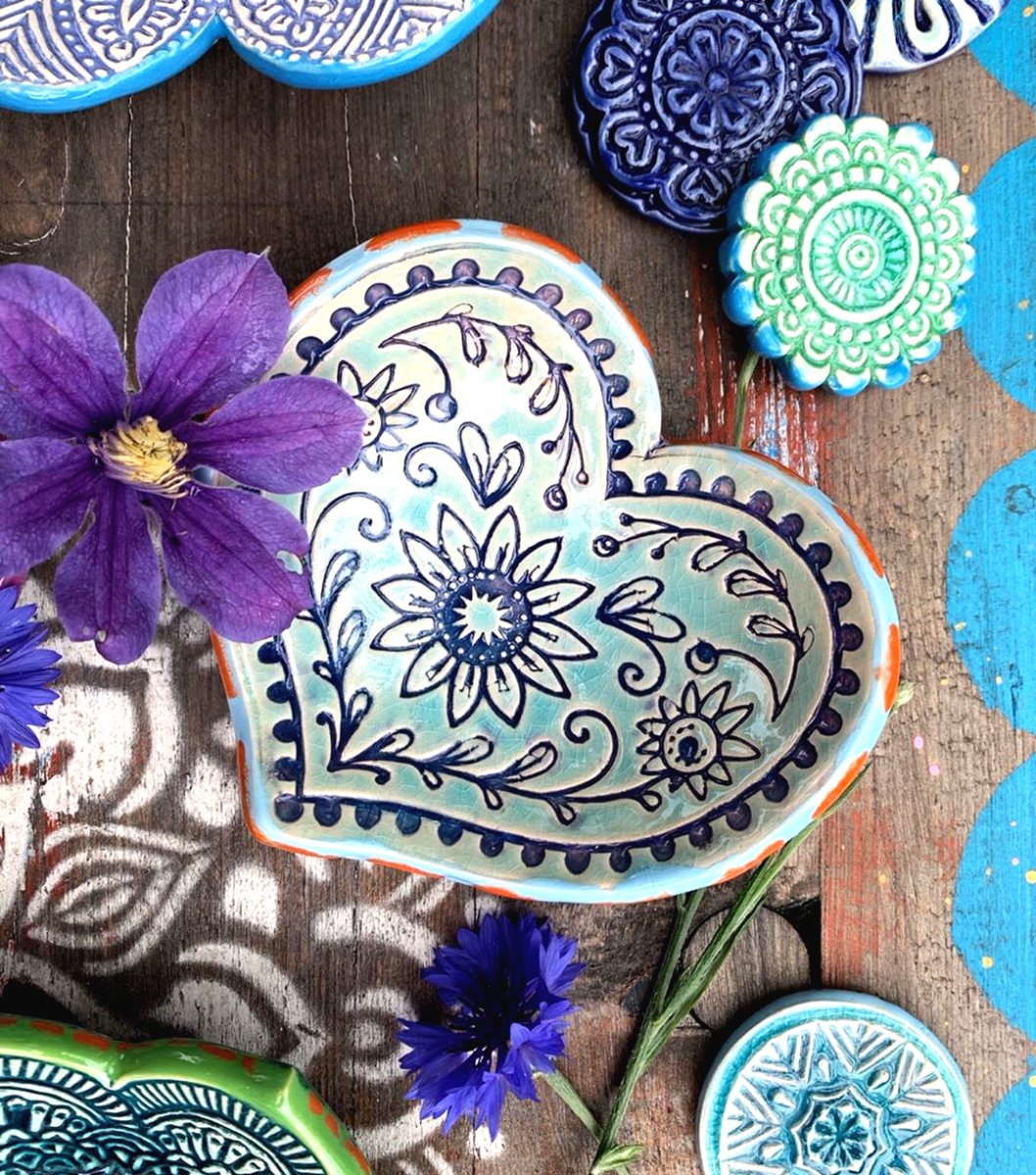 Оригинальные глиняные тарелки - фото 9