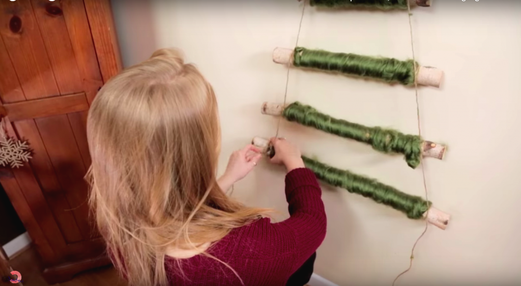 Елка из веток своими руками - фото 3