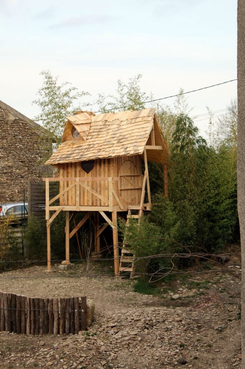 Детский домик из поддонов - фото 9