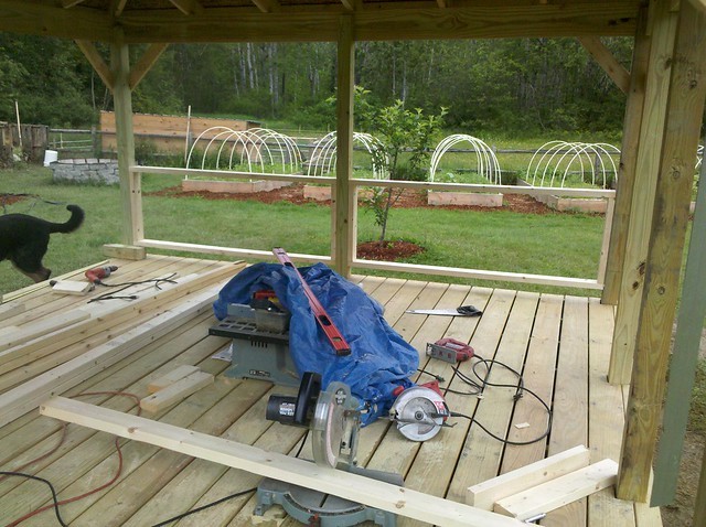 Беседка из дерева - фото 35