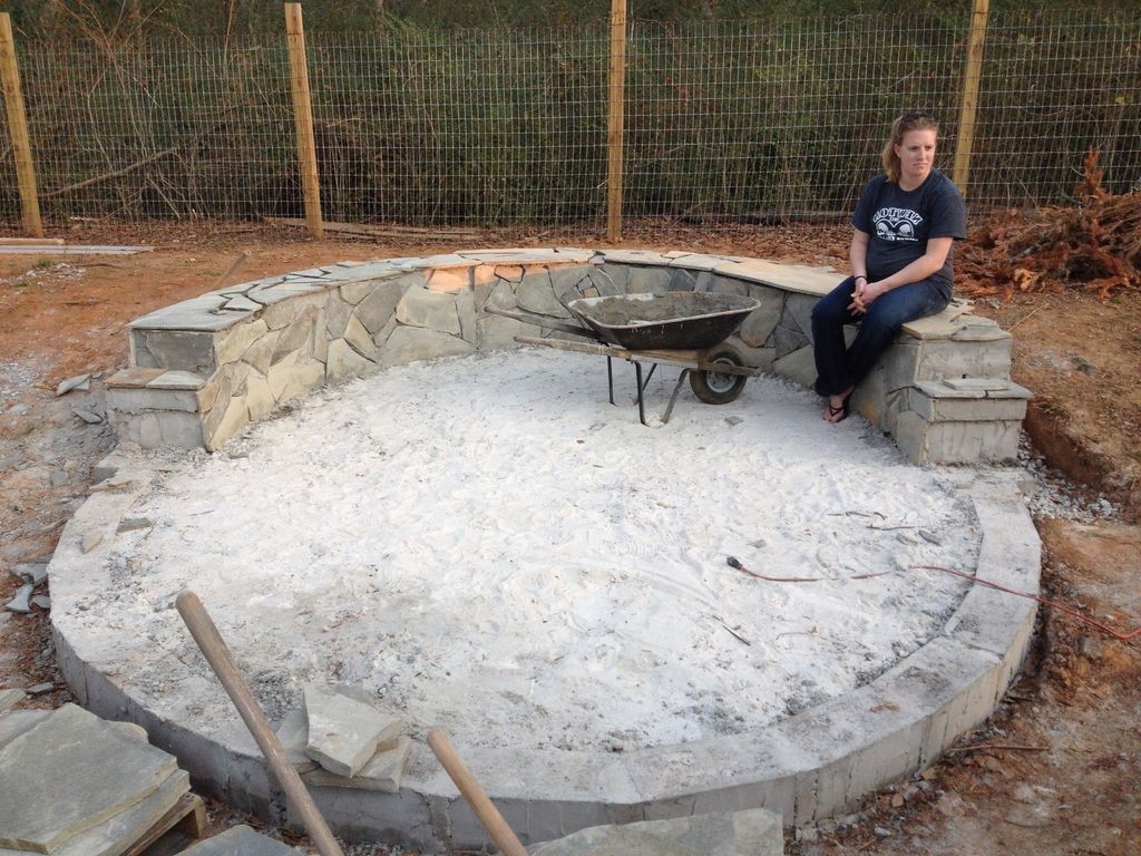 Потрясающее патио из камней - фото 17