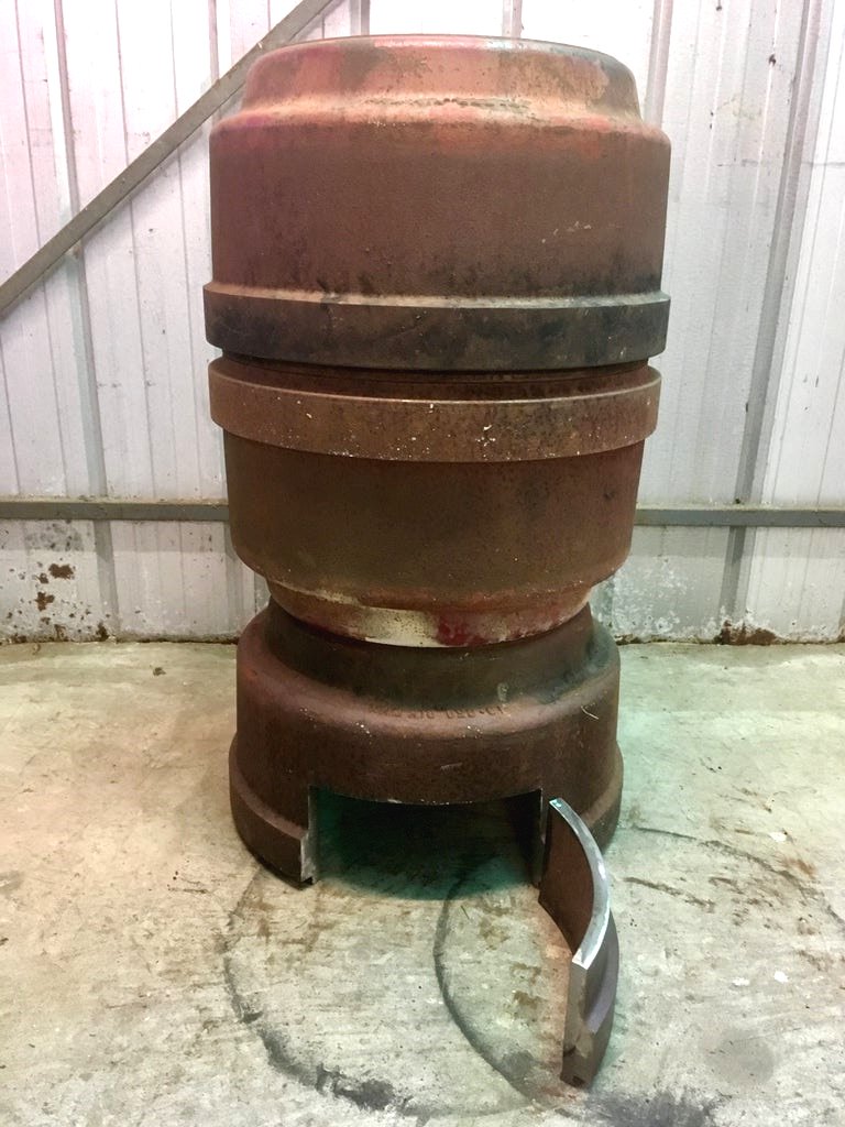 Буржуйка из тормозных барабанов - фото 5