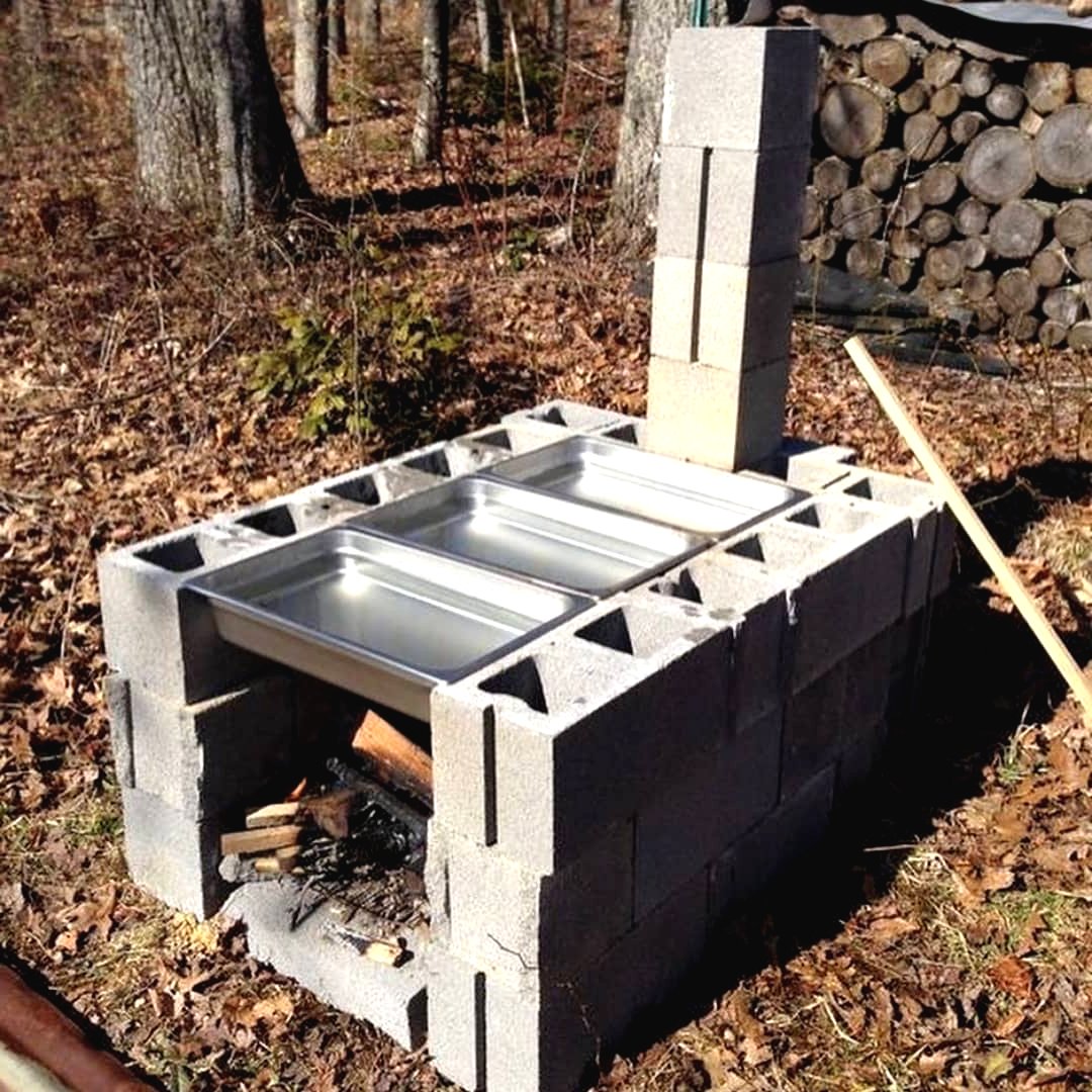 Простые идеи для дачи из бетонных блоков - фото 5