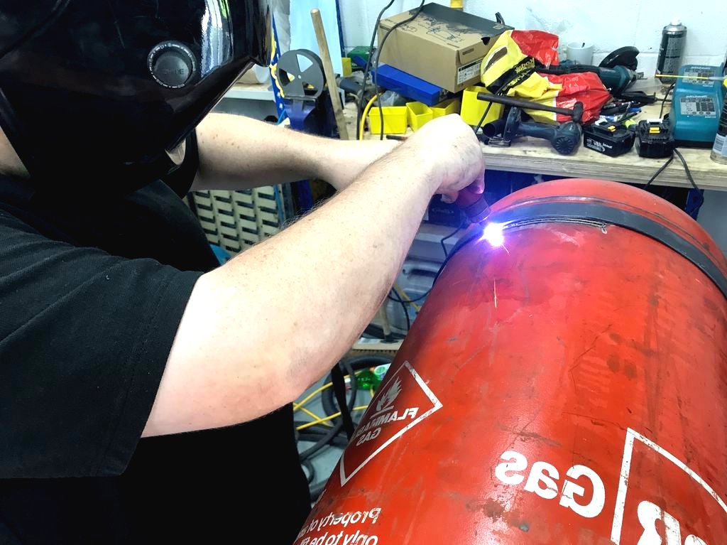 Коптильня из газового баллона  - фото 6