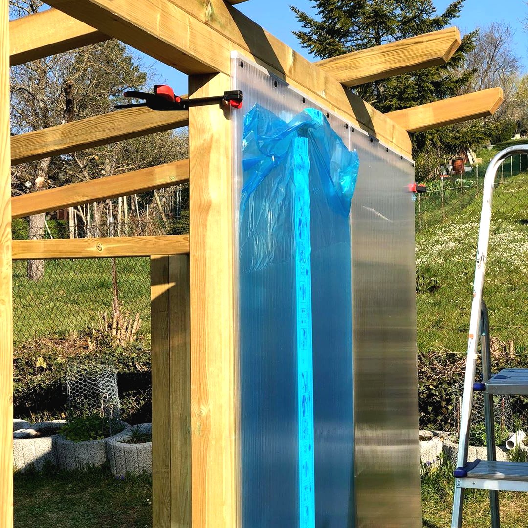 Теплица из поликарбоната своими руками - фото 17