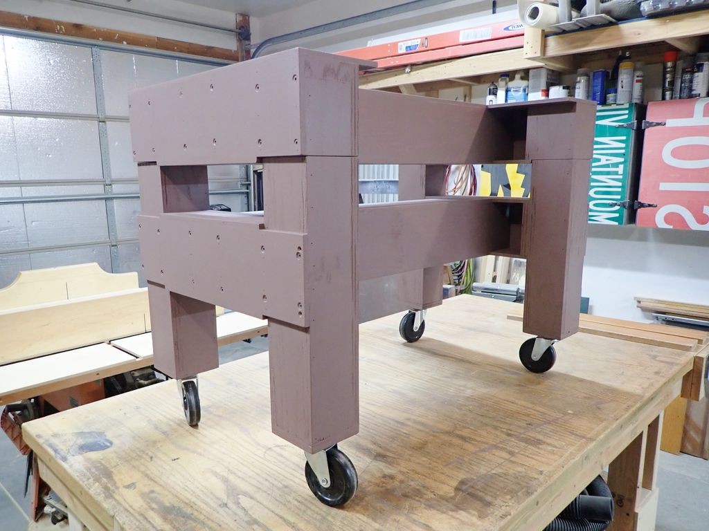 Регулируемый стол по высоте из автомобильного домкрата - фото 34