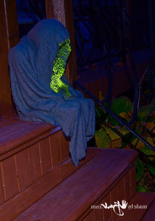 Оригинальный фонарь из бетона - фото 17