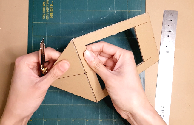 Фонарный столб из картона своими руками - фото 11