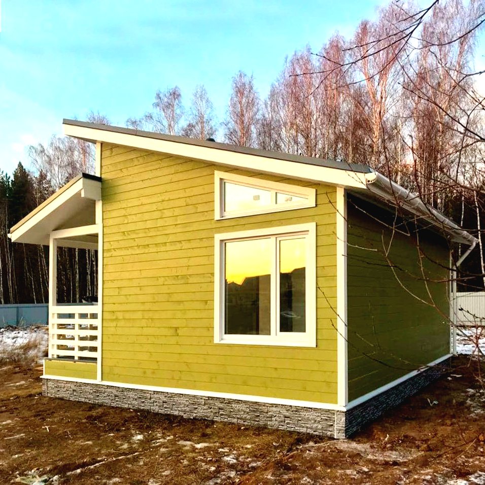 Небольшой каркасный дом для дачи - фото 3