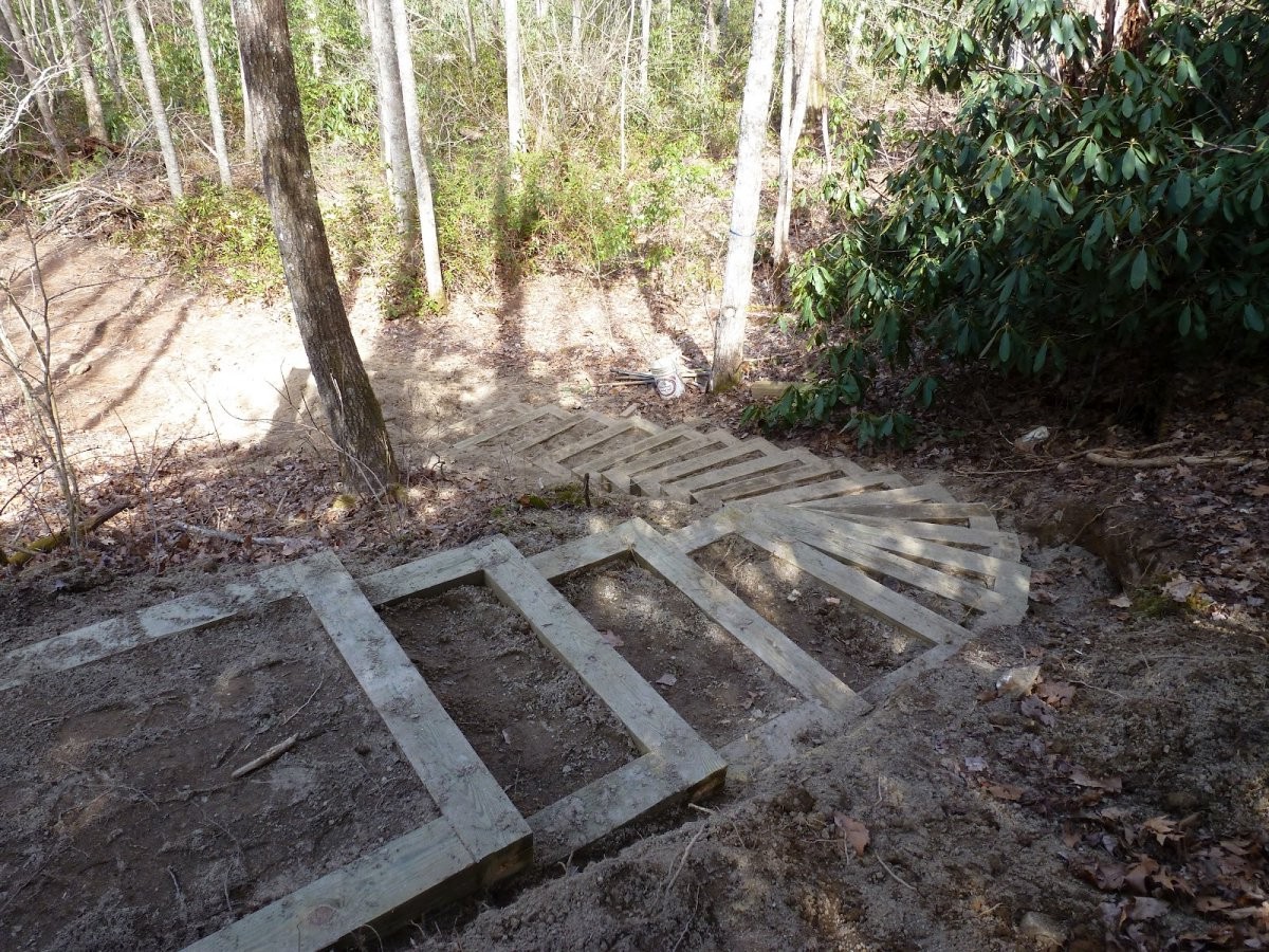 Дорожка из речной гальки - фото 7