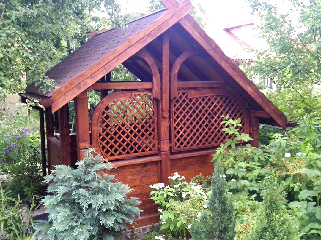 Беседка для дачи 3х4 метра - фото 2