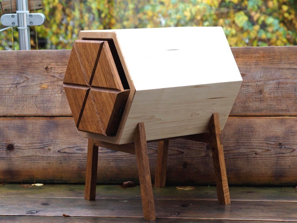 Прикроватный столик или тумбочка  своими руками - фото 12