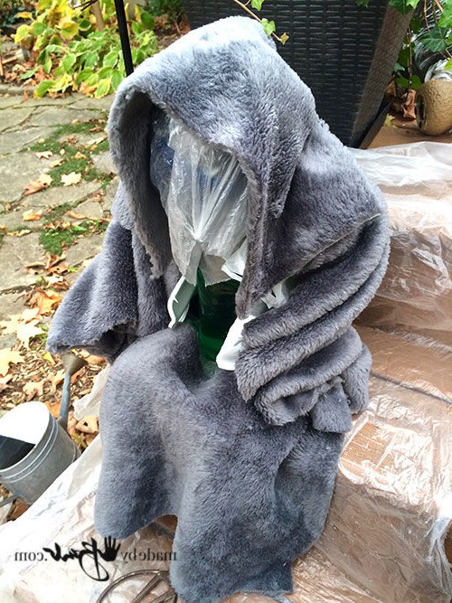 Оригинальный фонарь из бетона - фото 6