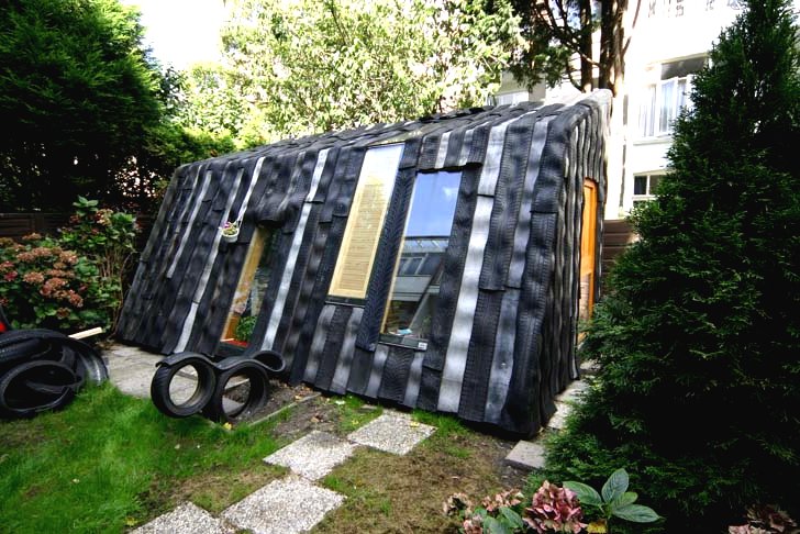 Дом из автопокрышек - фото 2