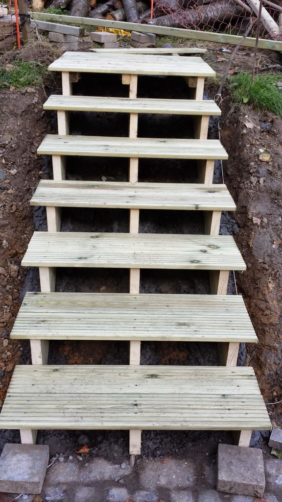 Садовая лестница - фото 8