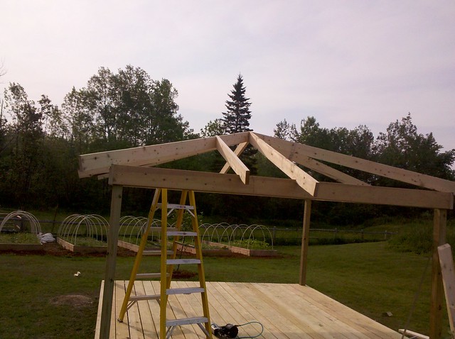 Беседка из дерева - фото 18