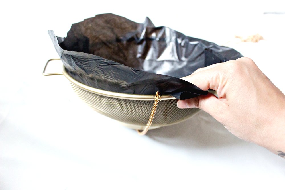 Подвесной горшок из сита - фото 7