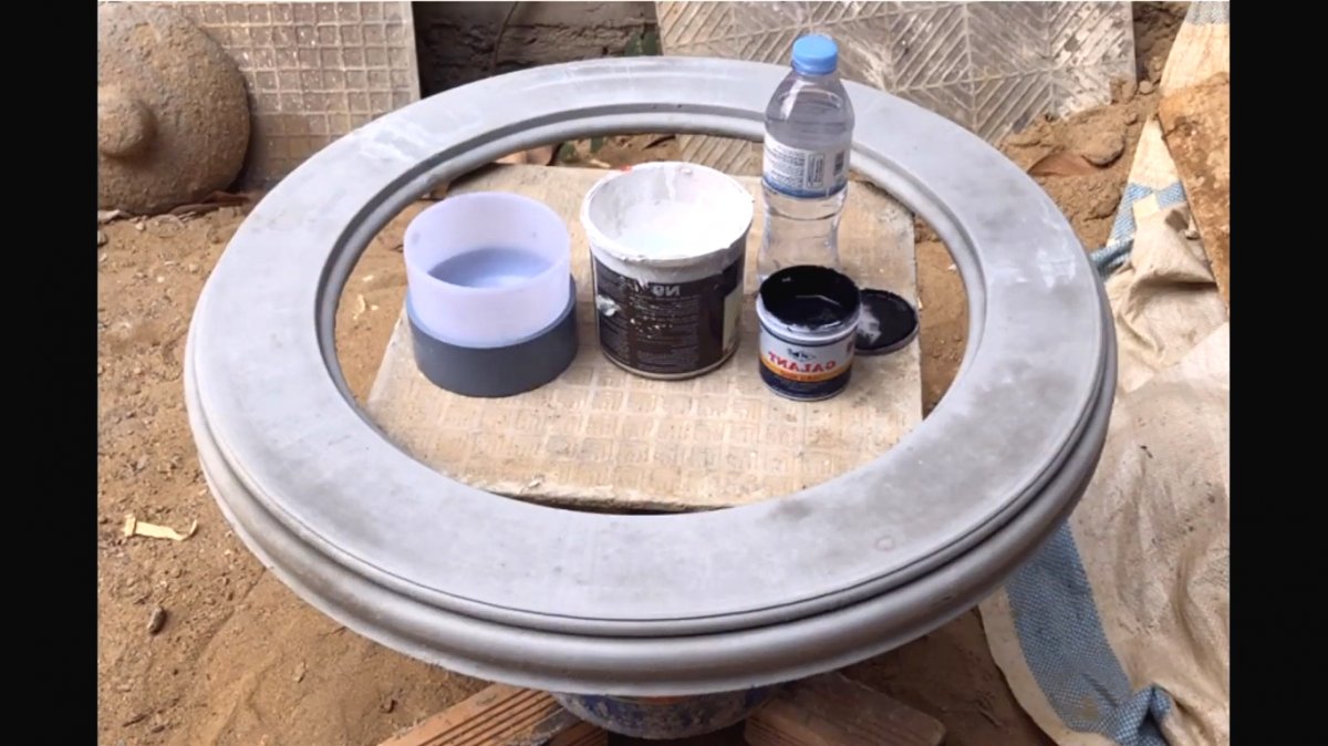 Садовый фонтан с имитацией под гранитный камень - фото 48