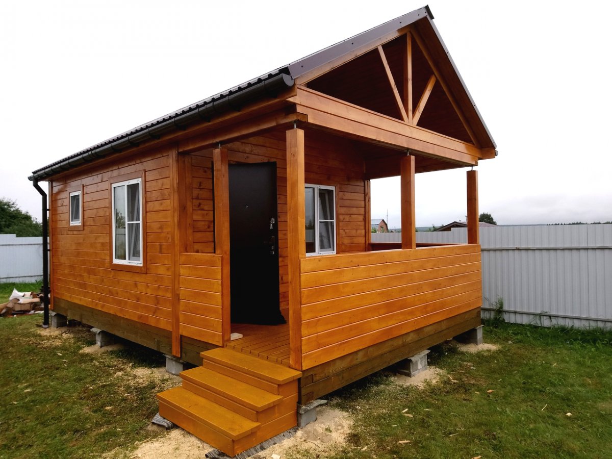 Баня 7х4 с террасой - фото 2