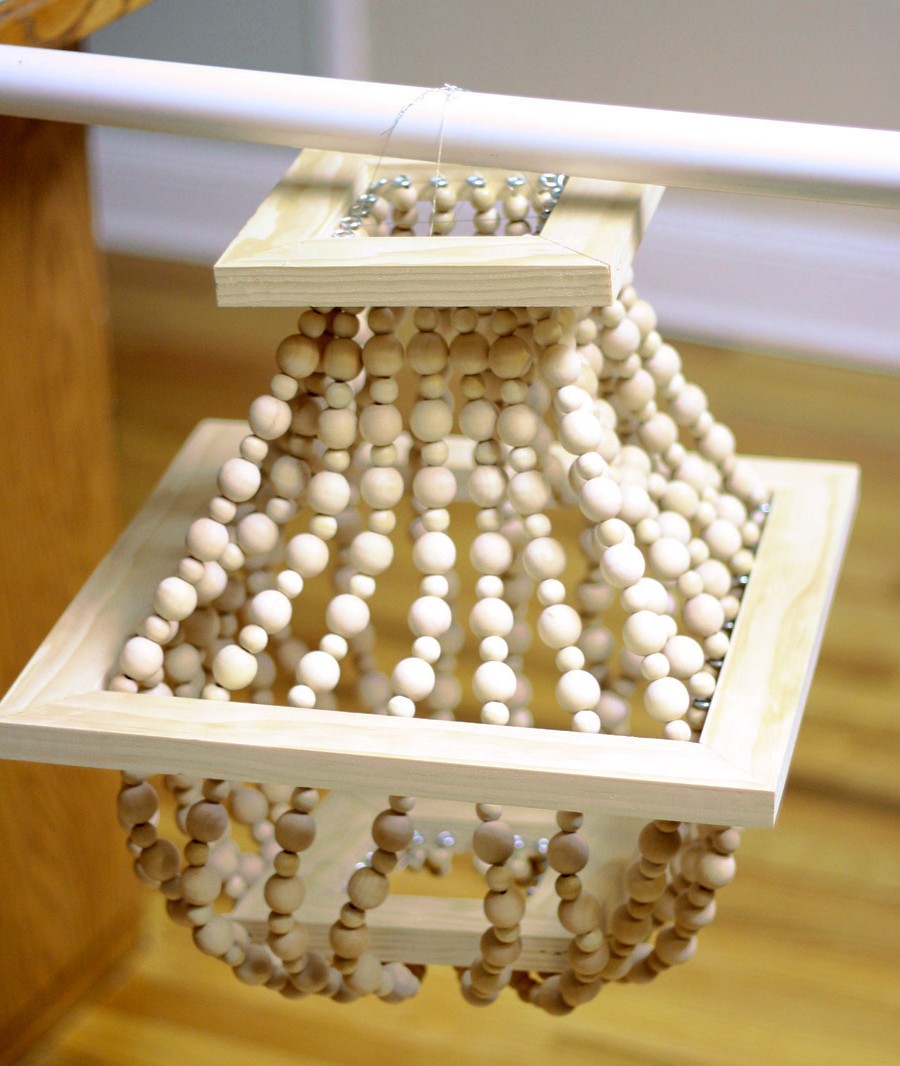 Люстра из бусин - фото 7