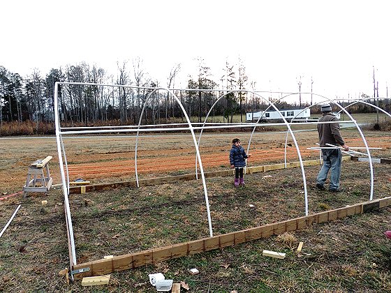 Теплица из ПВХ труб - фото 11