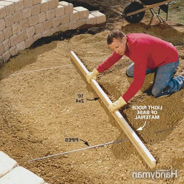 Патио в форме круга - фото 13