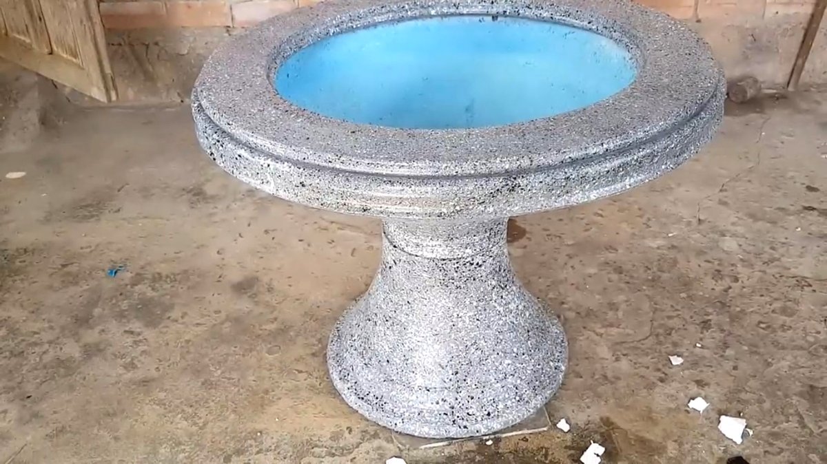 Садовый фонтан с имитацией под гранитный камень - фото 50