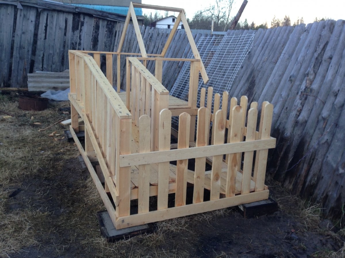 Детский домик на даче своими руками - фото 9