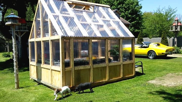 Теплица из кедрового дерева 4*4 метра - фото 14