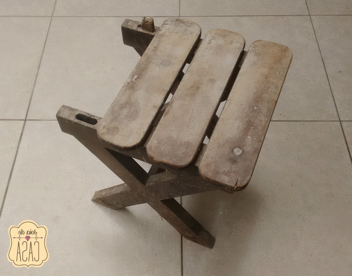 Преображение табуретки - фото 3