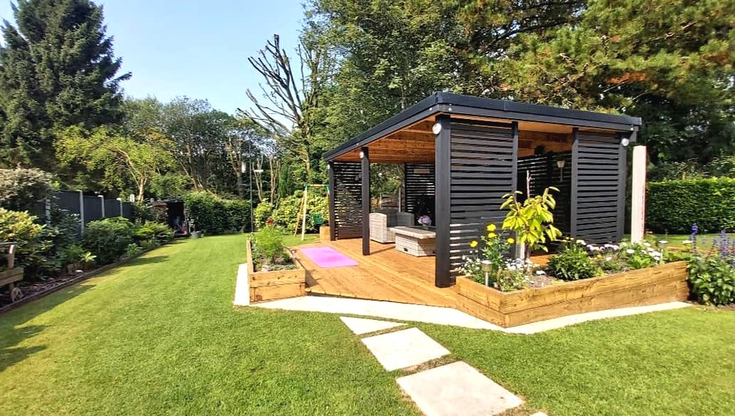 Деревянная беседка своими руками - фото 4