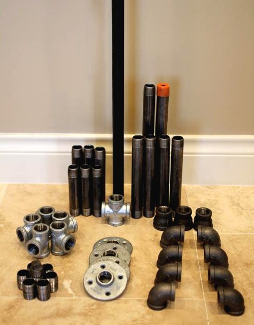 Лампа из труб своими руками - фото 6