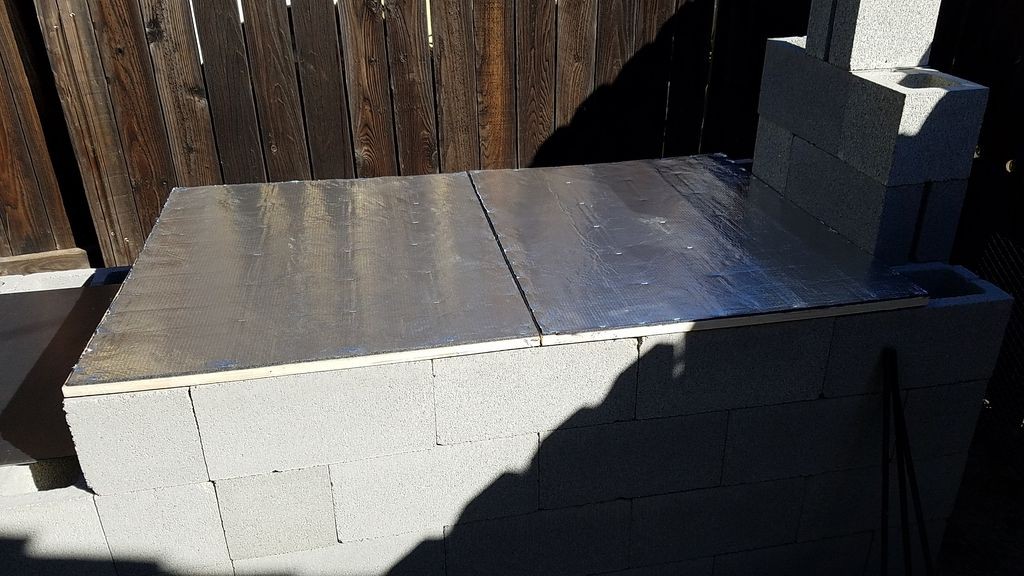 Оригинальная коптильня из шлакоблоков - фото 12